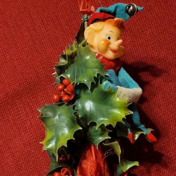 Vintage Knee Hugger Felt Elf - Picture 3 of 13